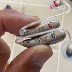 Philips Hearing Aids Hearlink 9050 Gray EXCELLENT CONDITION