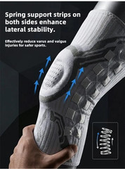 KnobType Sports Knee Brace For Joint Pain Meniscus Adjustable Hiking Sports