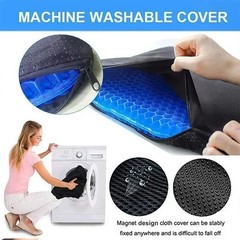 Double Thick Gel Seat Cushion Egg Honeycomb Cooling Chair Car Office Pad