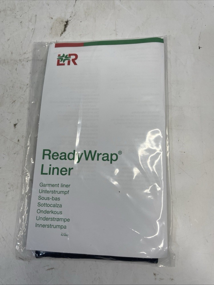 LR ReadyWrap Liner Below Knee Black Size S M L Small Medium Large New