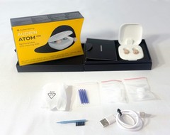 Audien Atom One OTC Hearing Aids Wireless, Rechargeable, Beige (B1)