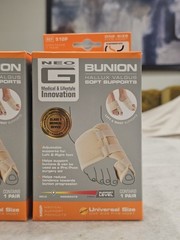 NEO 1 EA G Bunion Correction System, Hallux Valgus Soft Support, TWO PAIRS