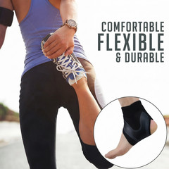 Ankle Brace Support Compression Sleeve Breathable Running Foot Bandage