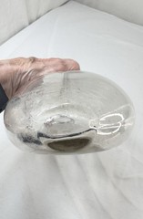 Vtg Glass Male urinal w Handle 16 0z Capacity 10.5″ x 5″ Wide Hospital FrSh Read