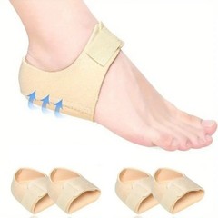 2Pairs Cushioning Heel Protection Cover Silica Gel Reusable Heel Shock Absorbers