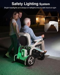 Electric Wheelchairs for Adults 400 LB Capacity, Airline Approved, 20″ Wide Seat