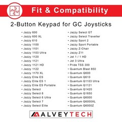 Joystick 2-Button Keypad GC2 GC1 12894 for Jazzy Select Power Chairs