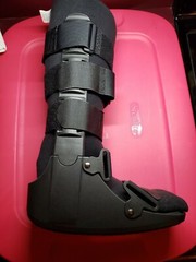 Ankle Foot Stabilizer Boot Brace Tall Cam Walker fits Men 4.5-7 Women 6-8