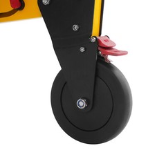 Emergency Patient Transfer Chair, 4-Wheel Evacuation Chair EMS Mobility Chair