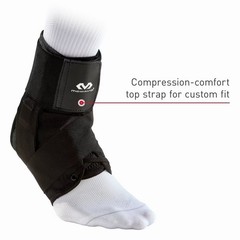 McDavid Sport Ankle Brace Black Size S Adjustable Support Stabilizing Brace