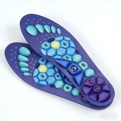 Massage shoe insoles