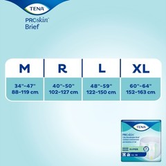 Unisex Adult Incontinence Brief TENA ProSkin™ Super Medium Disposable Heavy Abso