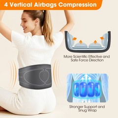 US Heating Massage Decompression Belt Lumbar Support for Lower Back Pain Relief