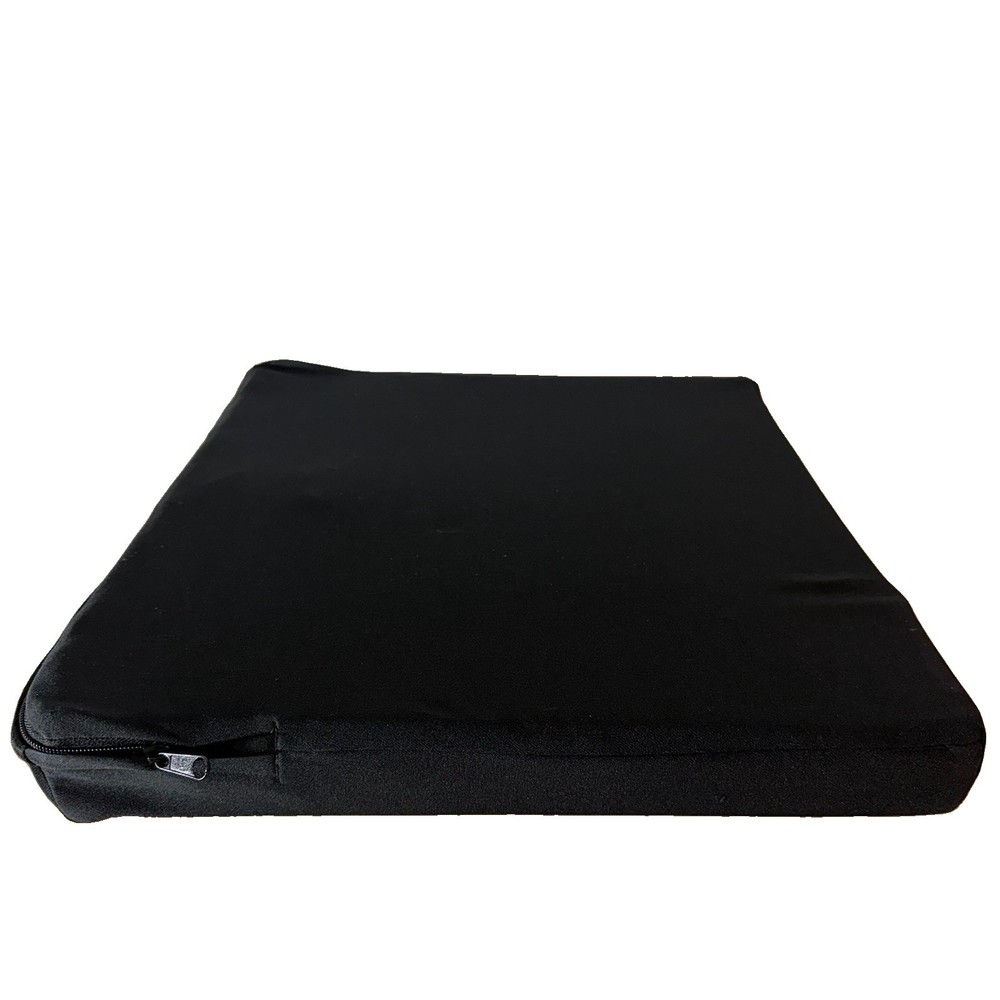18” x 16” x 2” Foam Seat Cushion with Removable Black Zippered Cover