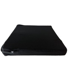 18” x 16” x 2” Foam Seat Cushion with Removable Black Zippered Cover