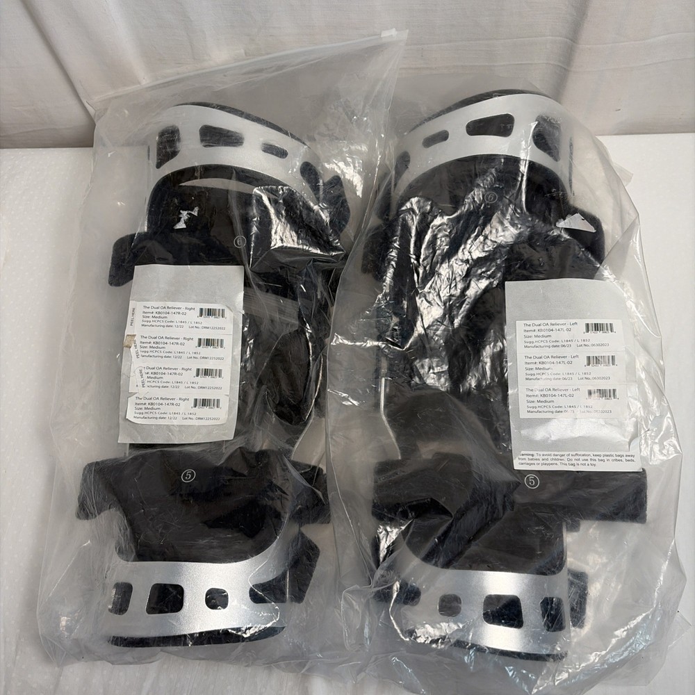 NEW Dr Medical DRMS Dual OA Reliever Left & Right Knee Brace KB0104 Medium