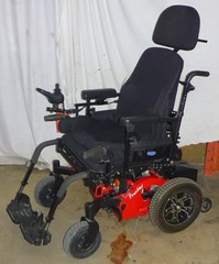 QUICKIE MAGIC FRONTIER V6 WHEELCHAIR GOOD CONDITION TILT TESTED WITH OLD BATTER
