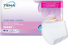 TENA Women Protective Underwear Large 37-50 Inch Heavy Absorbency -128/Pack