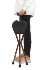 Pepe Mobility Folding Cane Seat 32.5 Height Walking Cane Seat For Travel Men