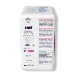 Seni Incontinence Brief Breathable / Overnight S-XL08-BQ1 Severe 8 Ct