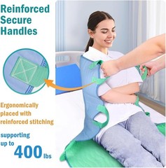 34″x36″ Easy Transfer Bed Pad with Ergonomic Handles – Ideal for Caregivers