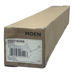 Moen Voss YG5118ORB Bathroom Safety 18″ Oil Rubbed Bronze Bathroom Grab Bar