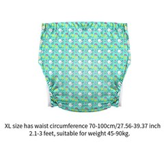 Adults Diaper Wrap Cover Anti Leakage Briefs Sturdy Reusable includes Snaps