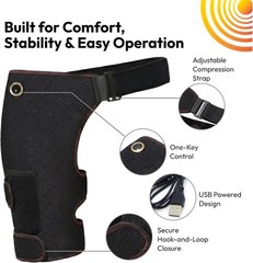 Hip Brace Heating Pad – Heated Support for Hip Pain Sciatic Nerve