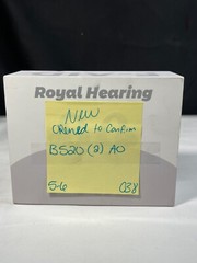 Royal Hearing F-Aid Black Wireless Rechargeable Noise Cancellation Hearing Aids