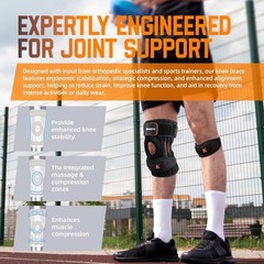 【Enhanced Version】2-in-1 Professional Knee Brace for Pain Relief,Adjustable K…