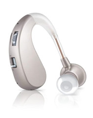 Britzgo VHP-1204 Silver Hearing Amplifier Digital Noise Cancelling Technology
