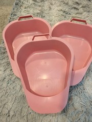 Qty = 3: Fracture Bedpan Dusty Rose 13″ x 8″