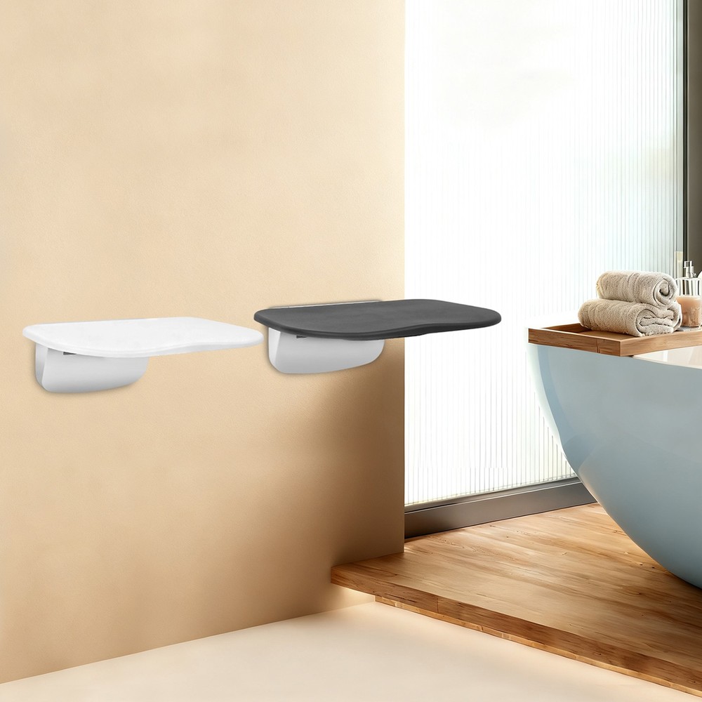 440.92 lbs Folding Shower Seat Bench, Wall Mounted Seat, Foldable Shower Seat