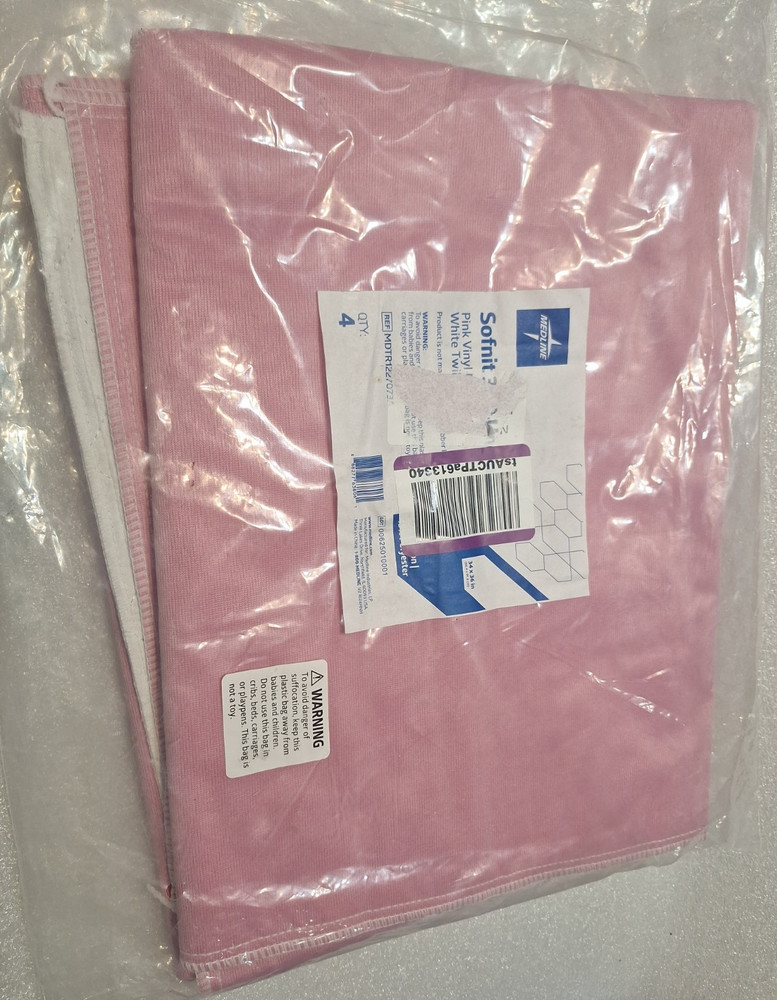*Open-Box* Medline-Sofnit 300 Washable Underpads 34×36 in 2 Pieces – Pink