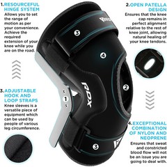 Knee Support Brace by RDX, Elastic, Knee Support for Joint Pain Relief, Neoprene