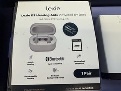 Lexie B2 OTC Hearing Aids Powered by Bose Rechargeable Hearing Aids-Gray