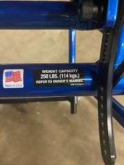 Top End Pro Basketball Wheelchair Blue with KENDRA yellow wheels *see details