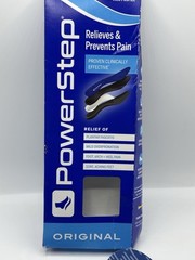 PowerStep Original Insole Full Length Inserts Men’s 3-3 ½ Women’s 5-5 ½