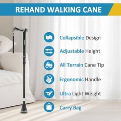 Adjustable Foldable Walking Cane for Seniors – Lightweight Heavy Duty Canes