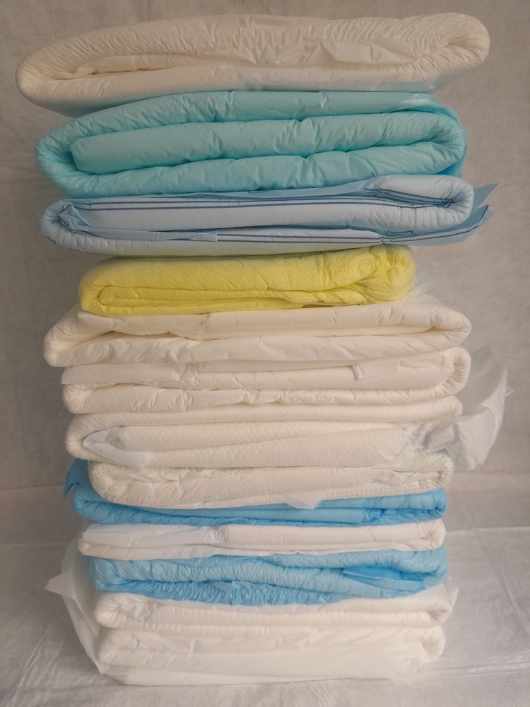 14 different adult diapers sample pack size medium premium assortment package