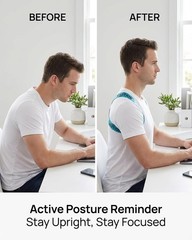 RNEMP® 1/8″ Ultra-Slim Invisible Posture Corrector For Universal, ROYAL BLUE