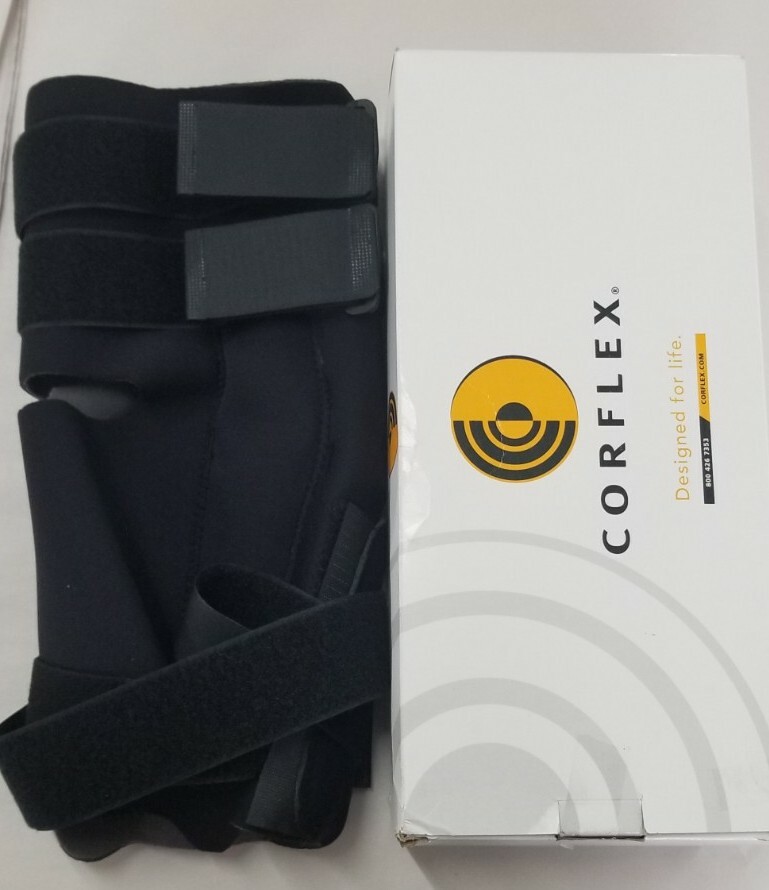 Corflex 16″ Anterior Closure Knee Wrap W Hinge 3/16″ Op Pop 2XL