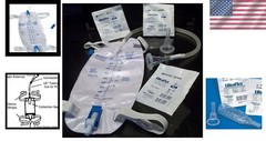 Complete 1-Week Urinary Incontinence Kit: 7 Self-Seal Catheters + Leg Bag 1000ml