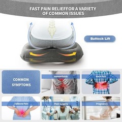 Travel-Friendly Inflatable Seat Cushion – Ergonomic Design & Adjustable Firmness