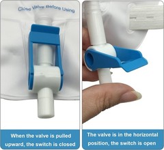 1000 mL Leg Urinary Drainage Bag with Adjustable Bands for Comfort and Safety