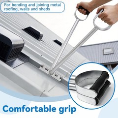 2-in-1 Heavy Duty Hand Seamers – Leak-Proof Metal Bending Roofing Hand Seamers