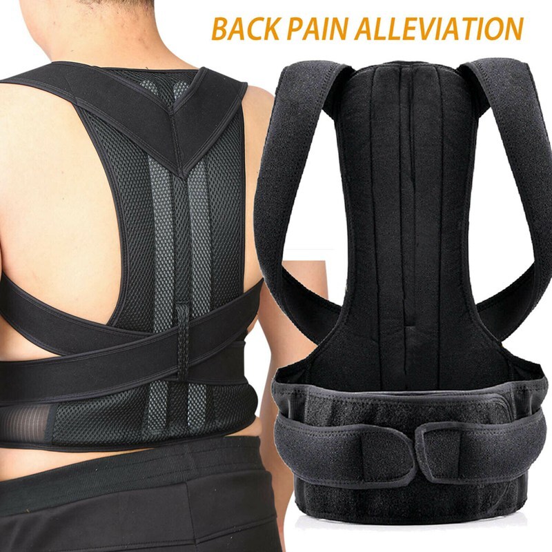 Unisex Posture Corrector for Women Men Upper Lower Back Support Posture Brace