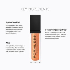Formless Beauty By Jenny Mccarthy Majestic Peach Lip Gloss Peach Gold Glitter
