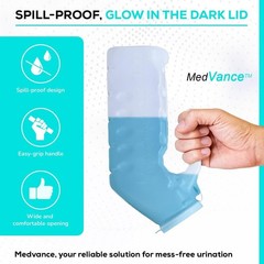 Durable 3-Pack Men’s Urinal Bottles – Easy-Grip, Spill-Proof, Ideal for Travel