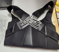 2 Black Back Braces size Medium in packages .